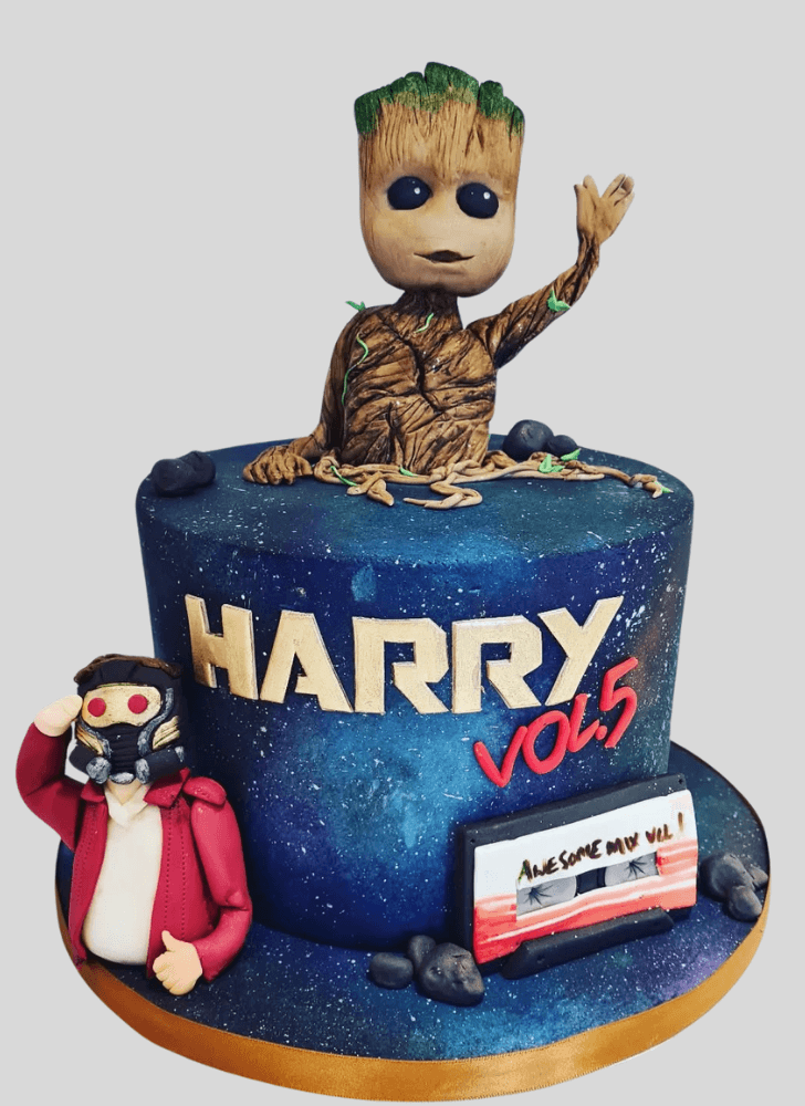 Comely Guardians of the Galaxy Cake