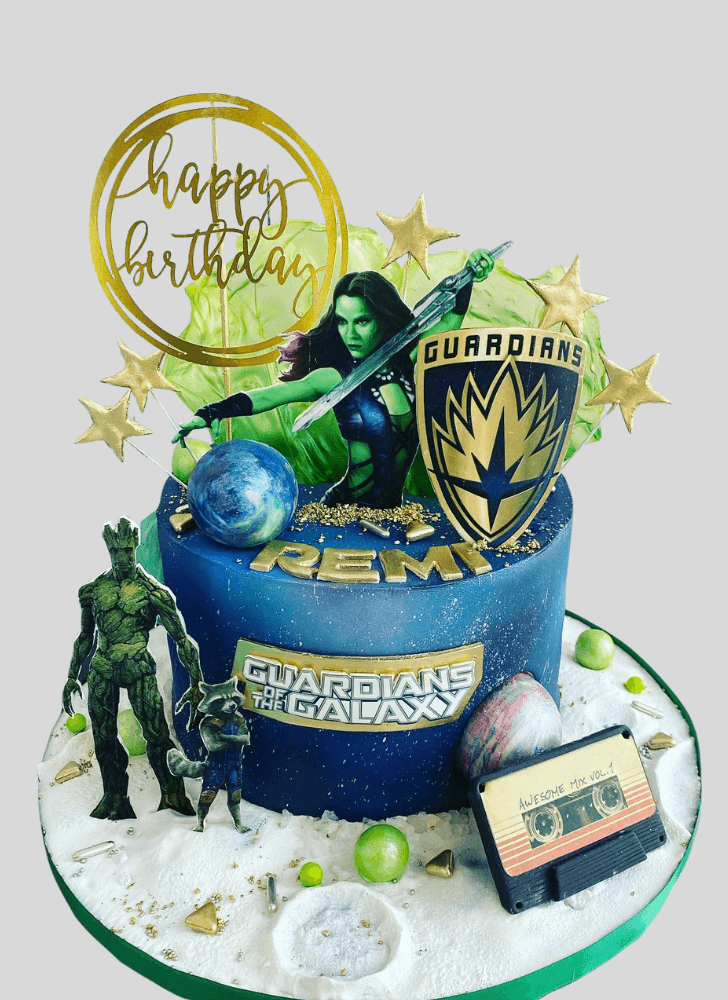 Cute Guardians of the Galaxy Cake