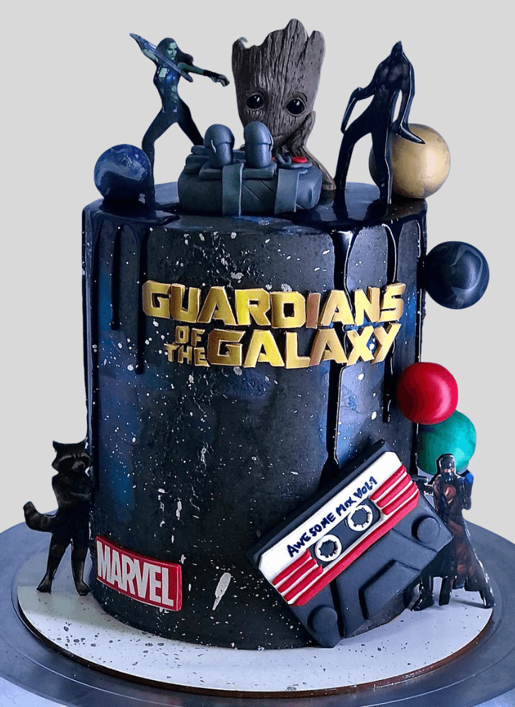 Enthralling Guardians of the Galaxy Cake