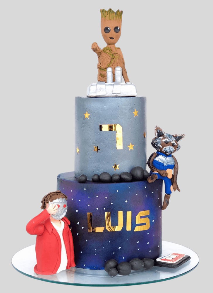 Handsome Guardians of the Galaxy Cake