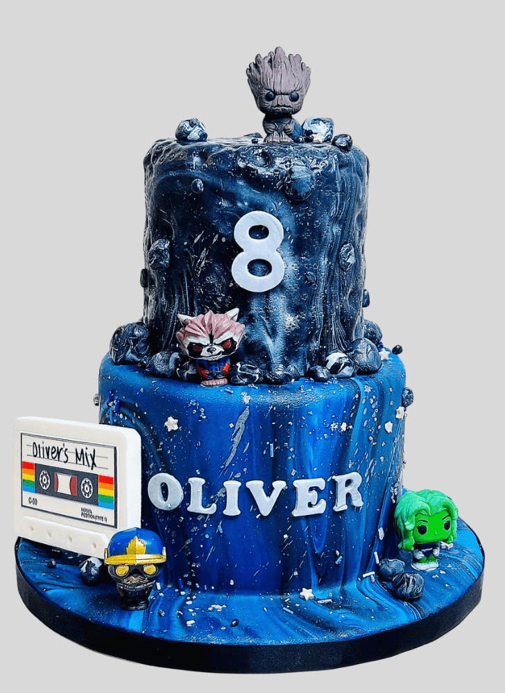 Lovely Guardians of the Galaxy Cake Design