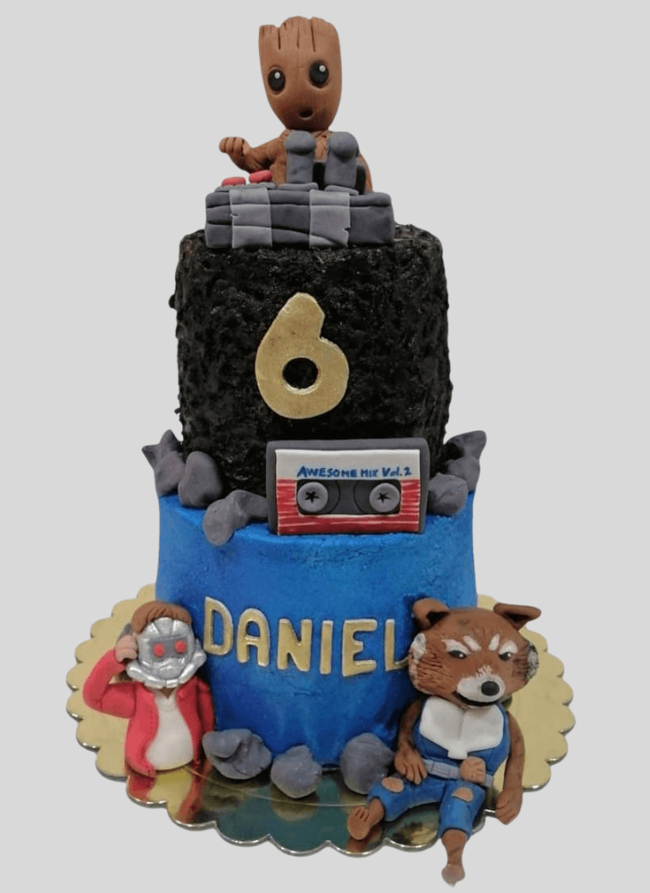 Magnetic Guardians of the Galaxy Cake