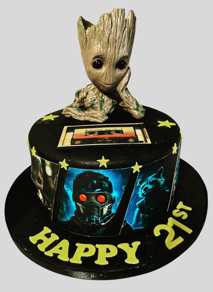 Magnificent Guardians of the Galaxy Cake