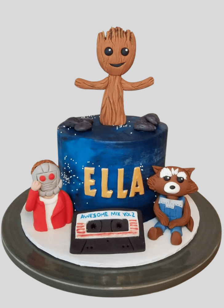 Pretty Guardians of the Galaxy Cake