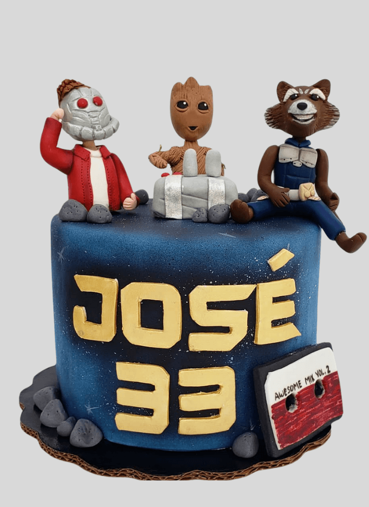 Radiant Guardians of the Galaxy Cake