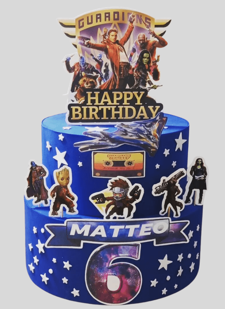 Superb Guardians of the Galaxy Cake