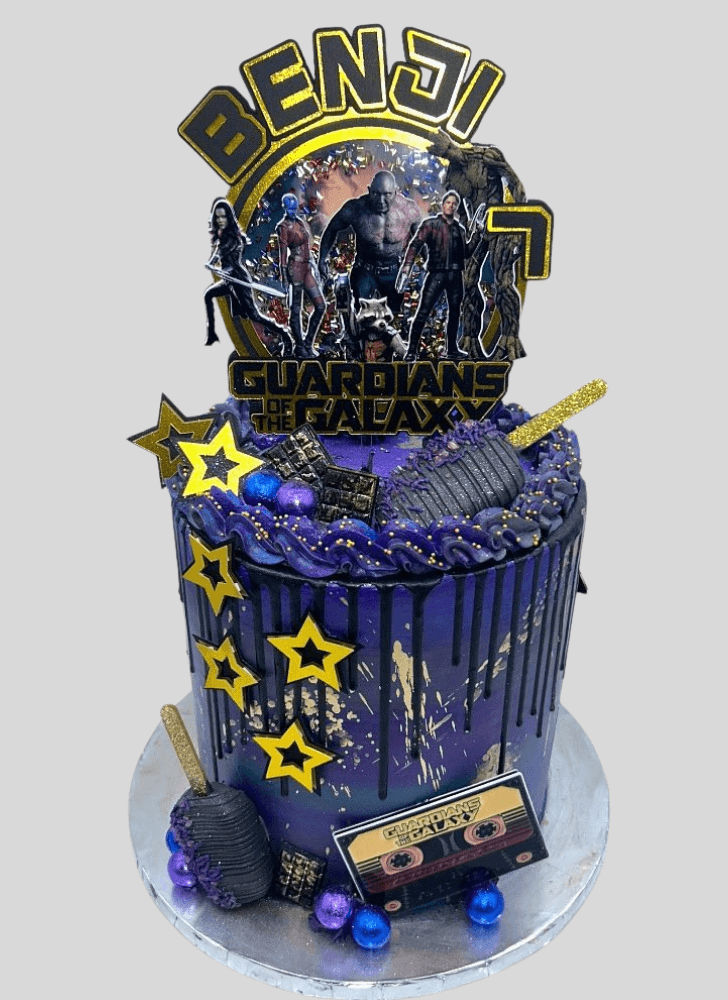 Wonderful Guardians of the Galaxy Cake Design