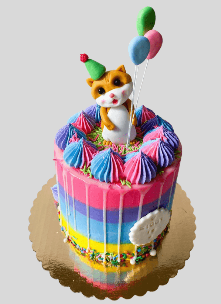 Cute Hamster Cake