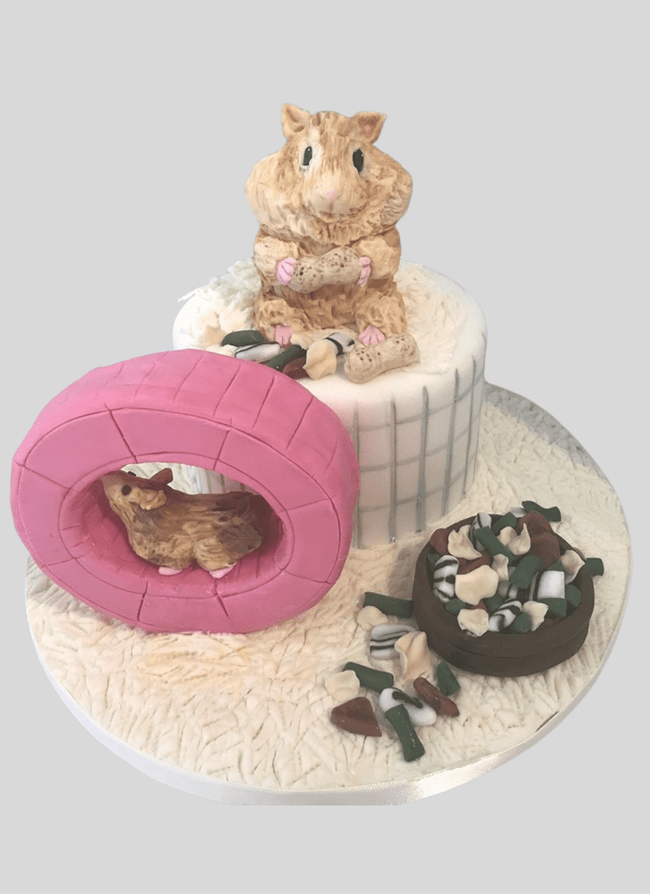 Elegant Hamster Cake