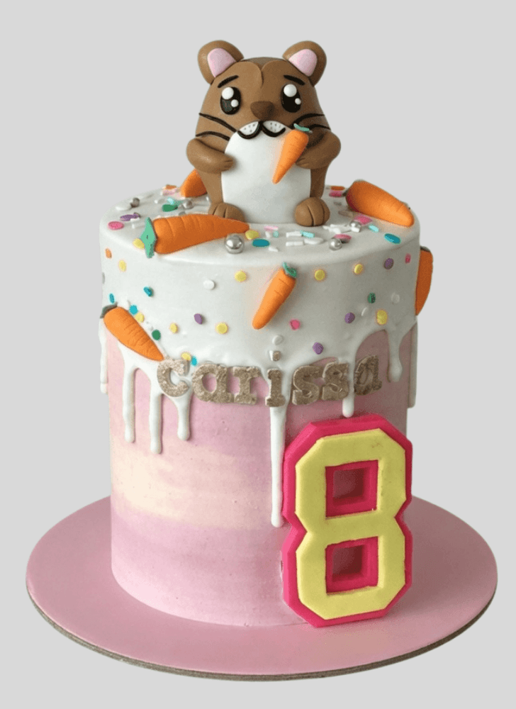 Handsome Hamster Cake