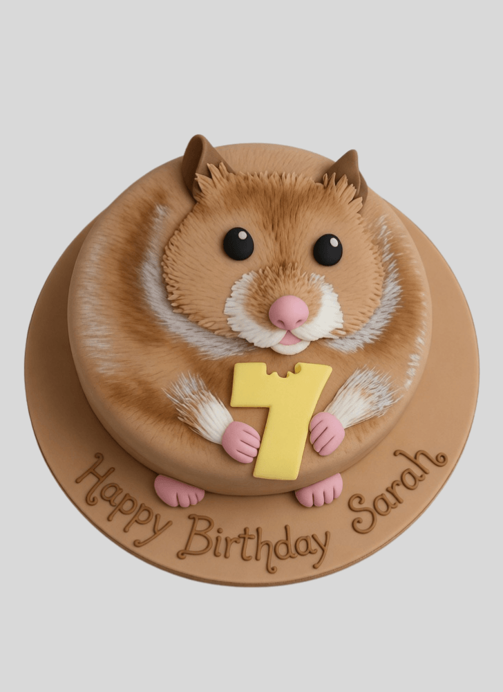 Pretty Hamster Cake
