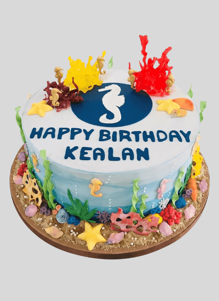 Excellent Seahorse Cake