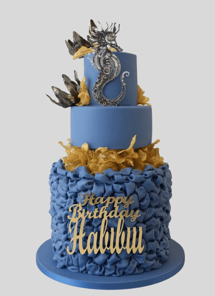Fascinating Seahorse Cake
