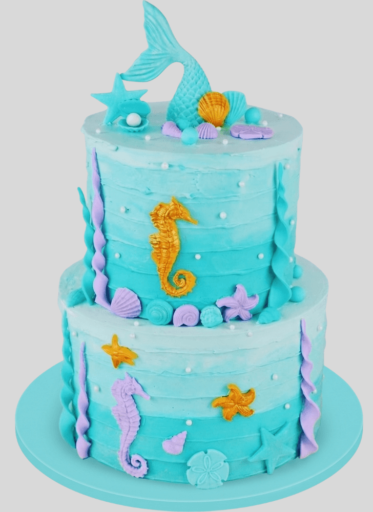 Handsome Seahorse Cake