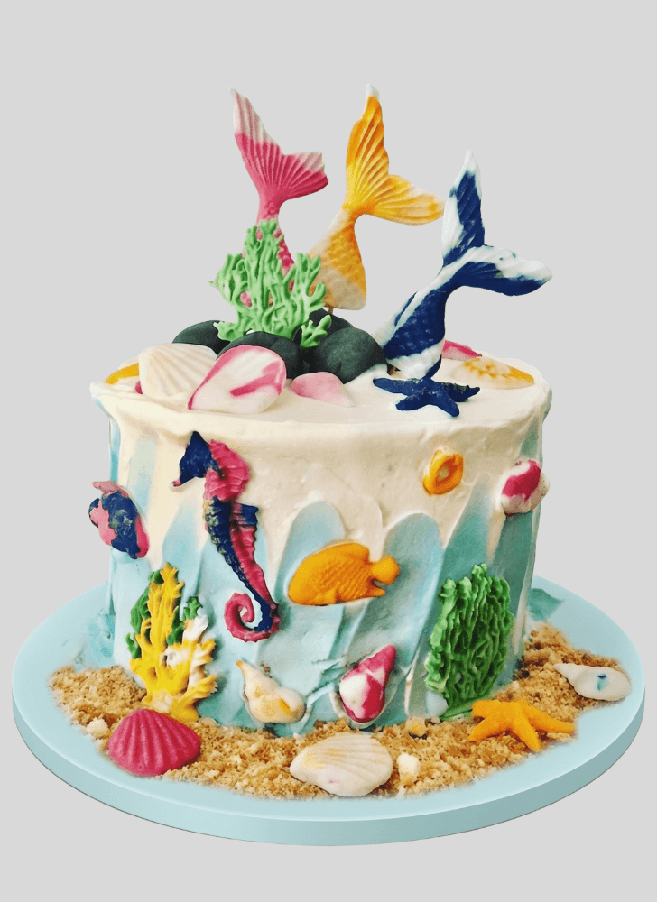 Ideal Seahorse Cake