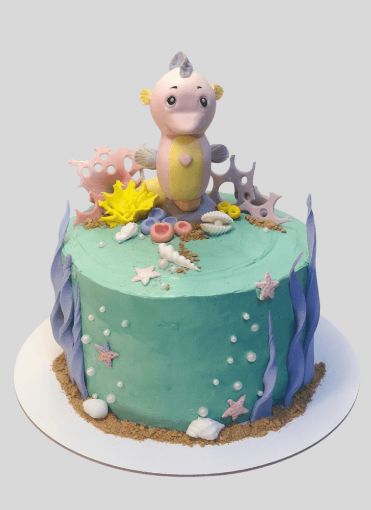 Magnetic Seahorse Cake