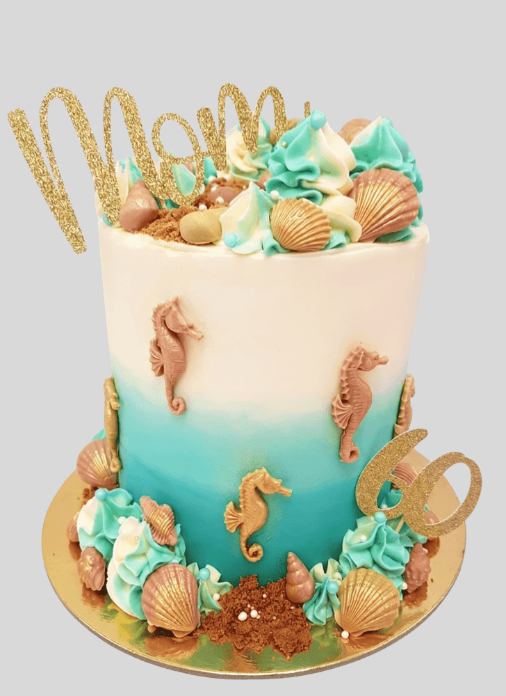Mesmeric Seahorse Cake