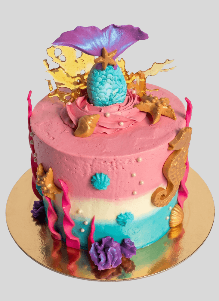 Pretty Seahorse Cake