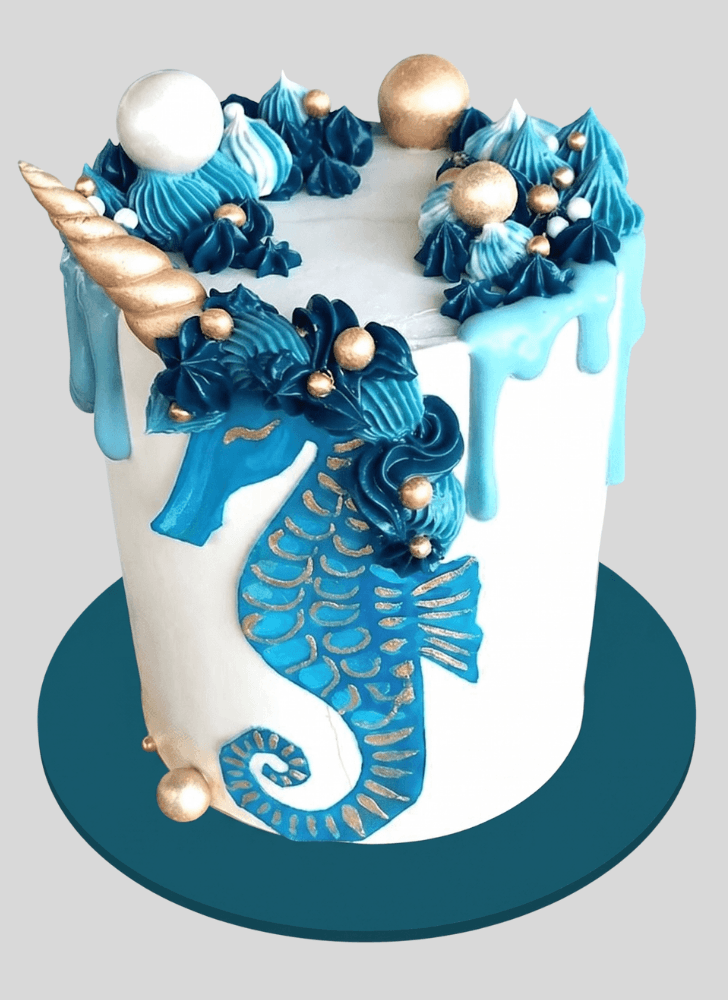Slightly Seahorse Cake