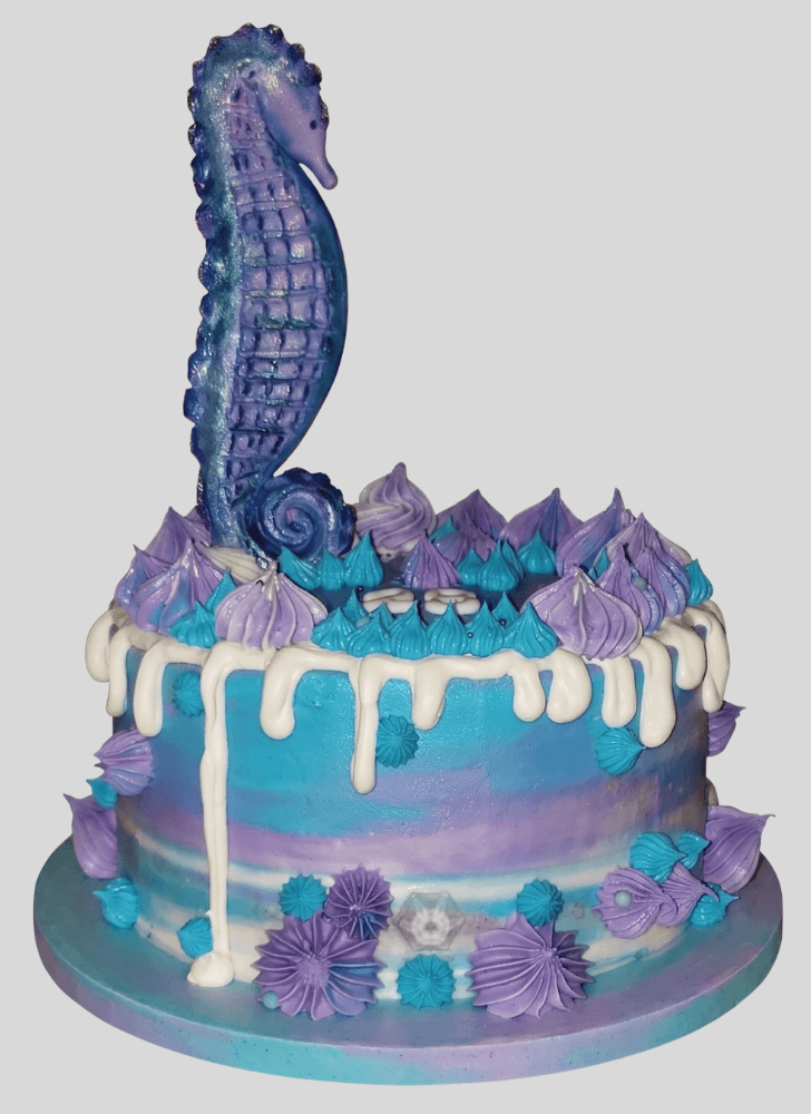 Superb Seahorse Cake