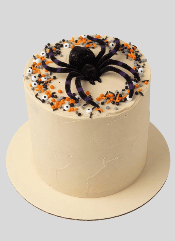 Enthralling Spider Cake