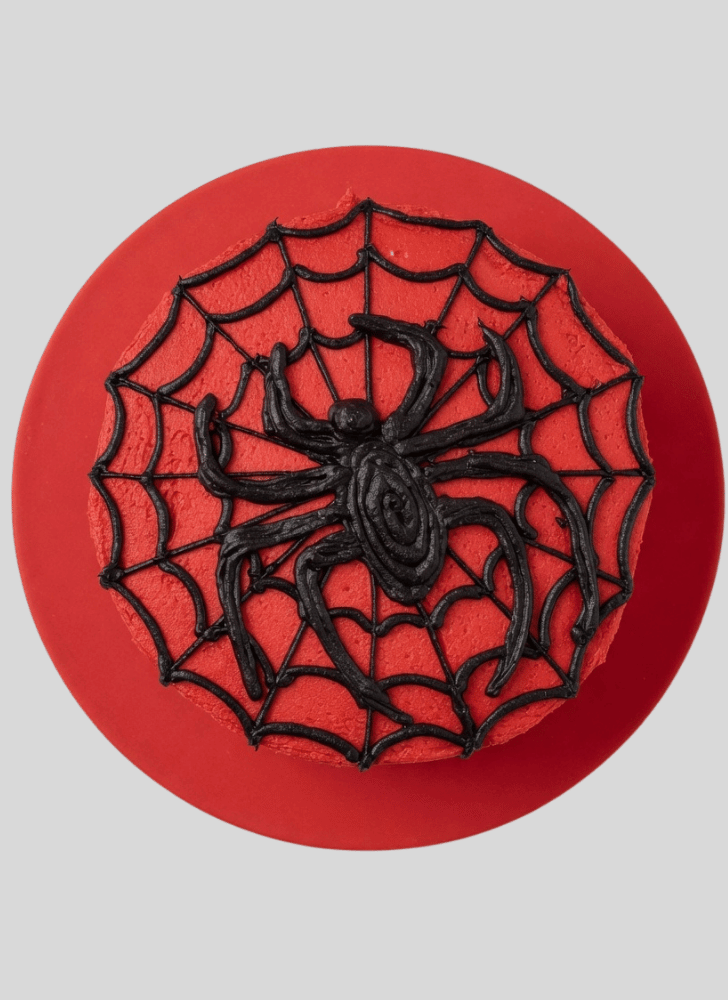 Mesmeric Spider Cake