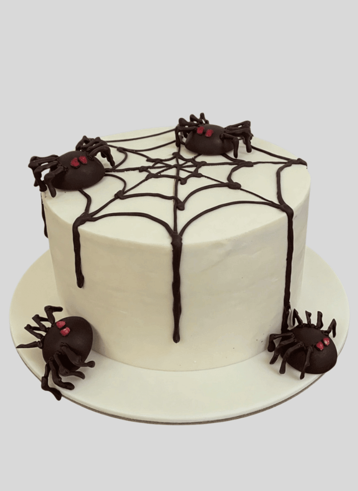 Shapely Spider Cake