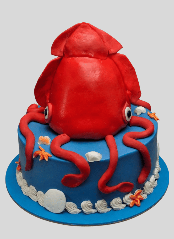 Adorable Squid Cake