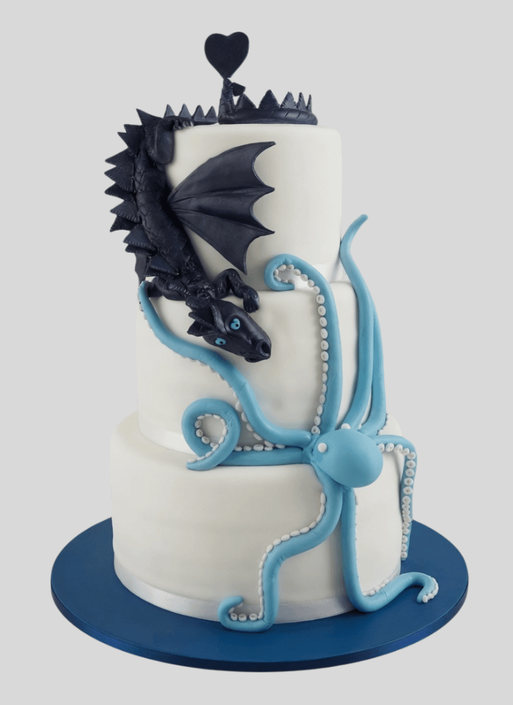 Angelic Squid Cake