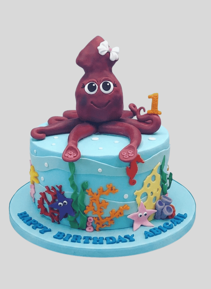 Dazzling Squid Cake