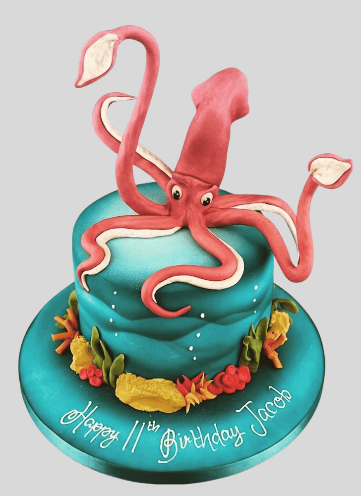 Delicate Squid Cake