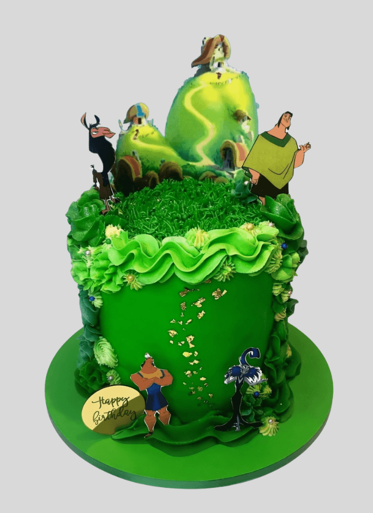 Elegant The Emperor's New Groove Cake