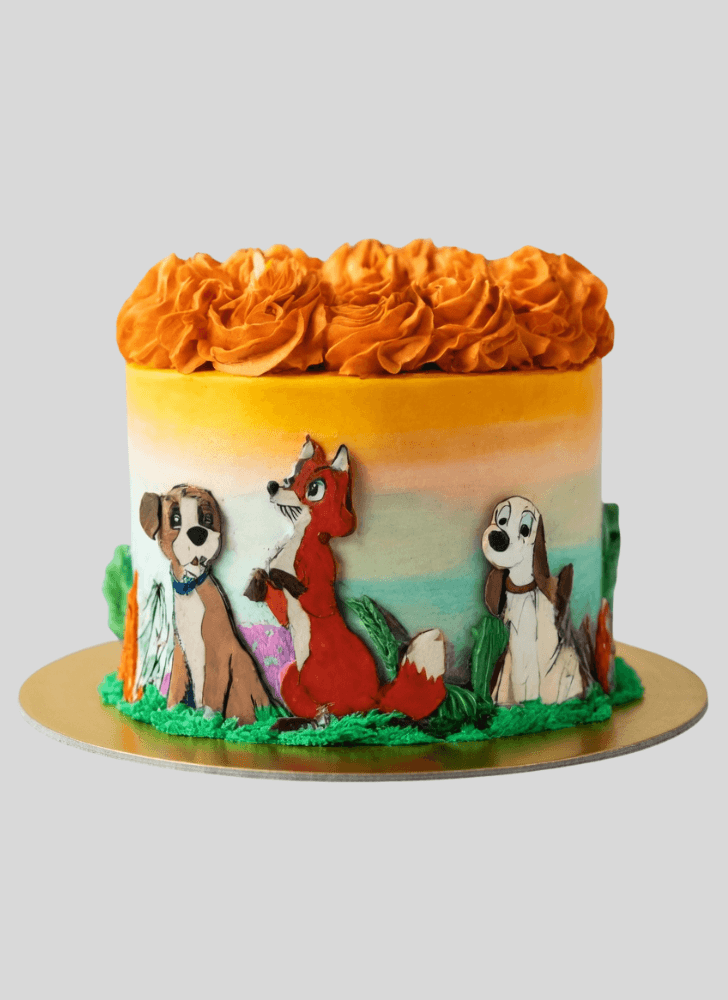 Enthralling The Fox and the Hound Cake