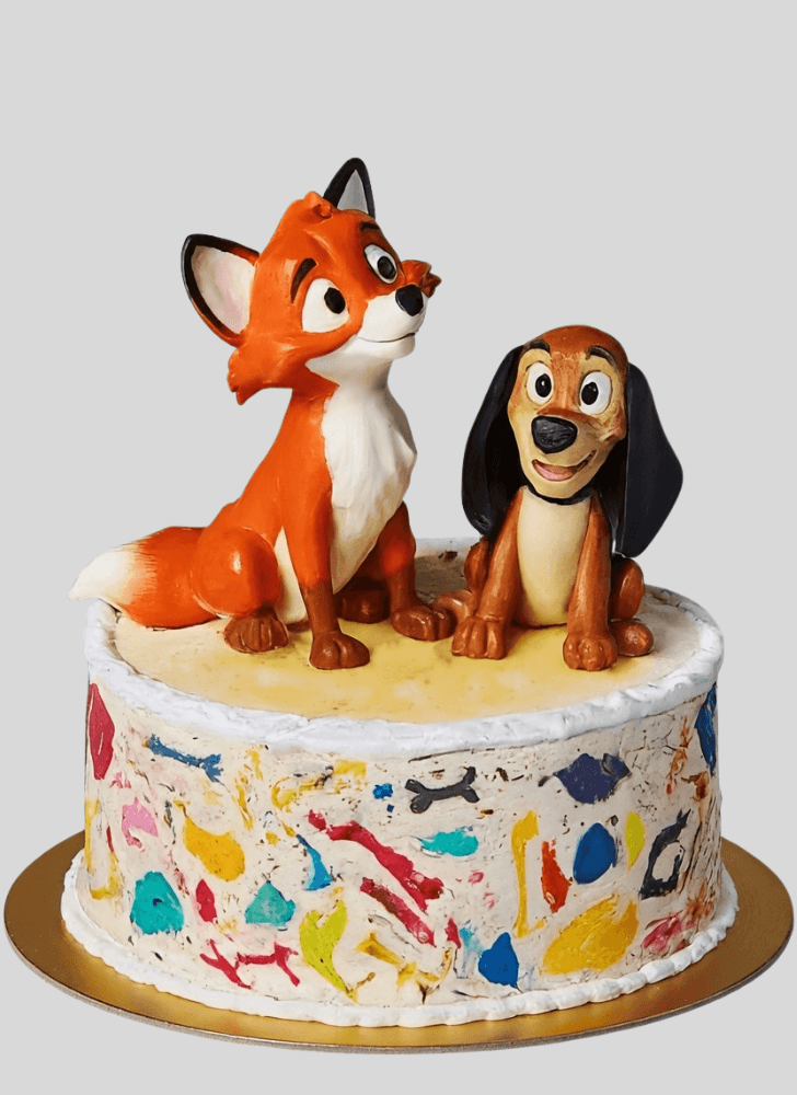 Fascinating The Fox and the Hound Cake