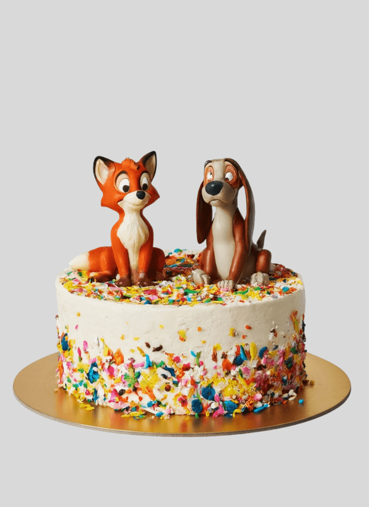 Fine The Fox and the Hound Cake