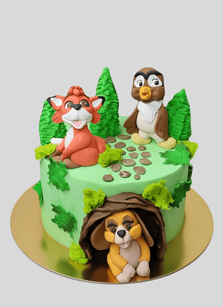 Good Looking The Fox and the Hound Cake