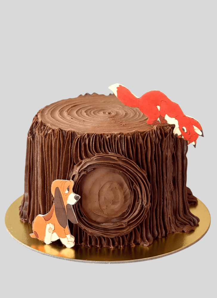 Ideal The Fox and the Hound Cake