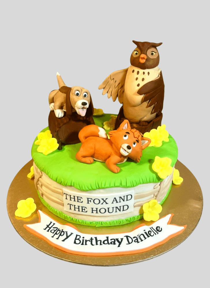 Inviting The Fox and the Hound Cake