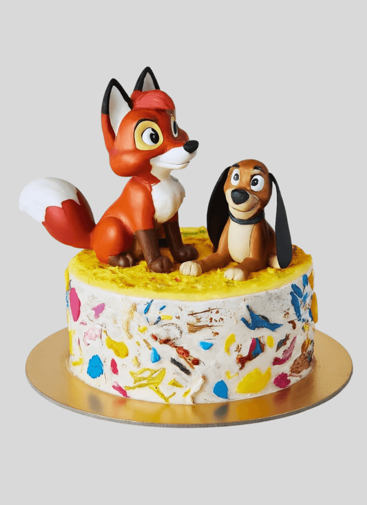 Slightly The Fox and the Hound Cake