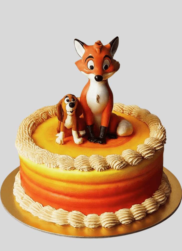 Stunning The Fox and the Hound Cake