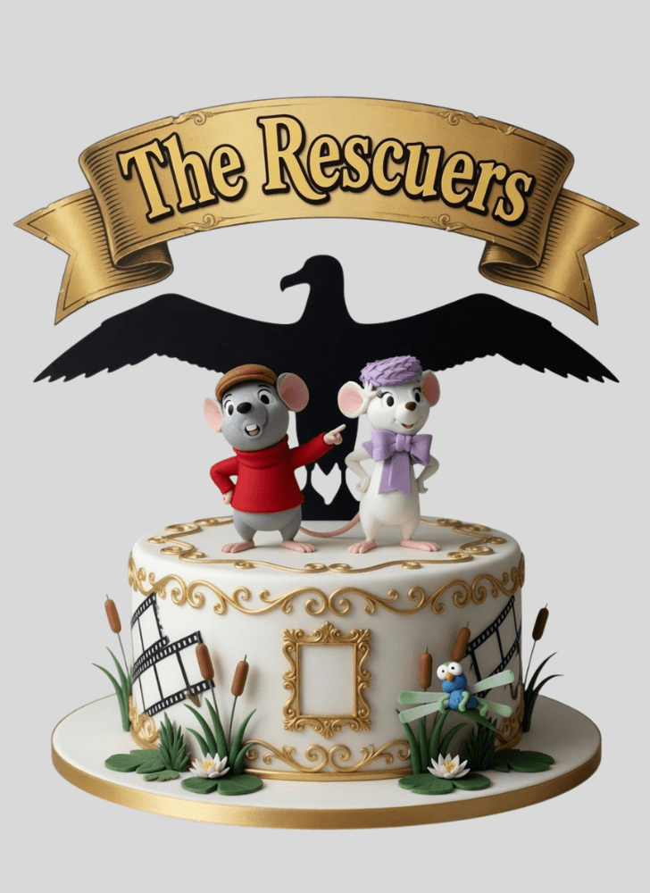 Delightful The Rescuers Cake