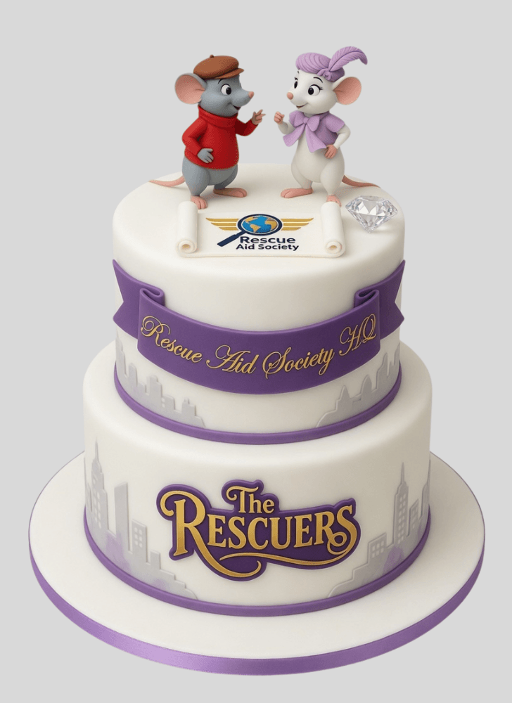 Enthralling The Rescuers Cake