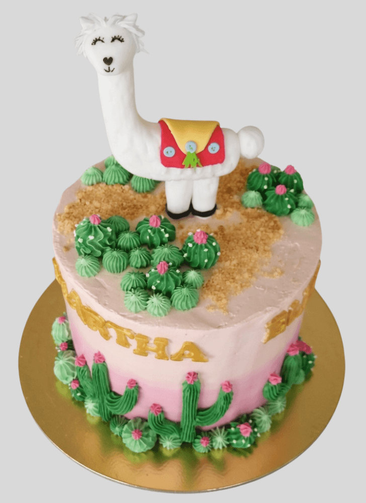 Angelic Alpaca Cake