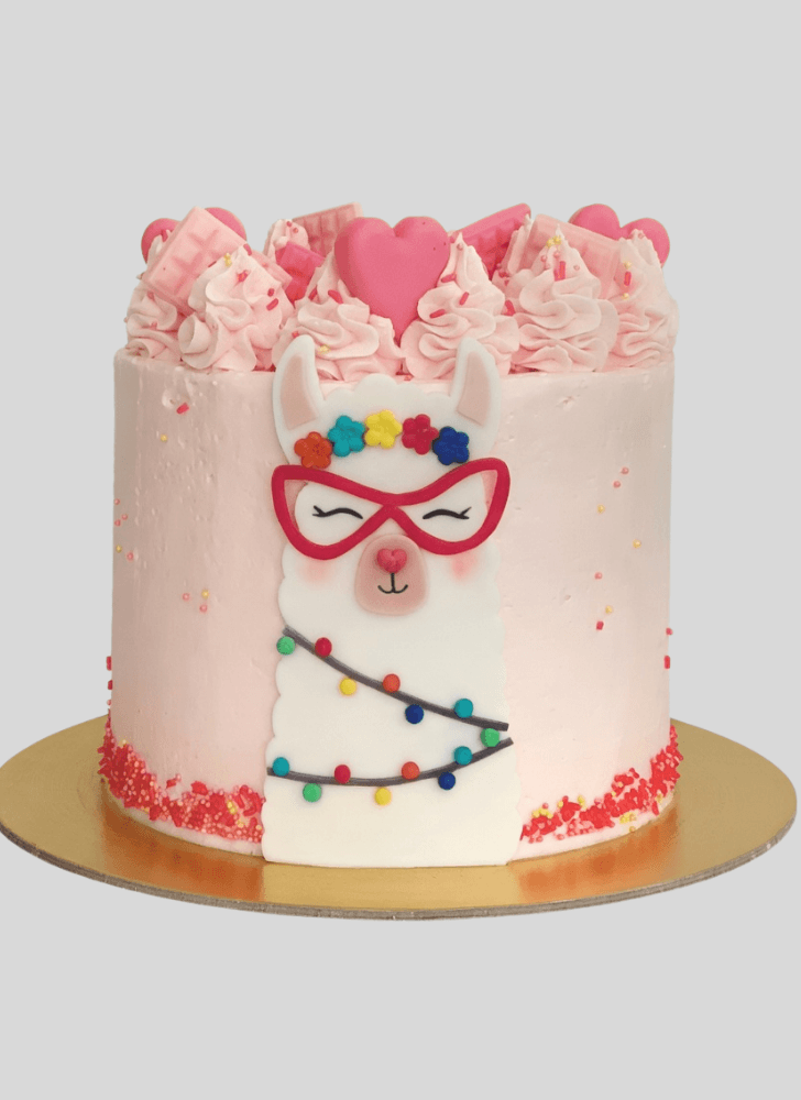 Captivating Alpaca Cake