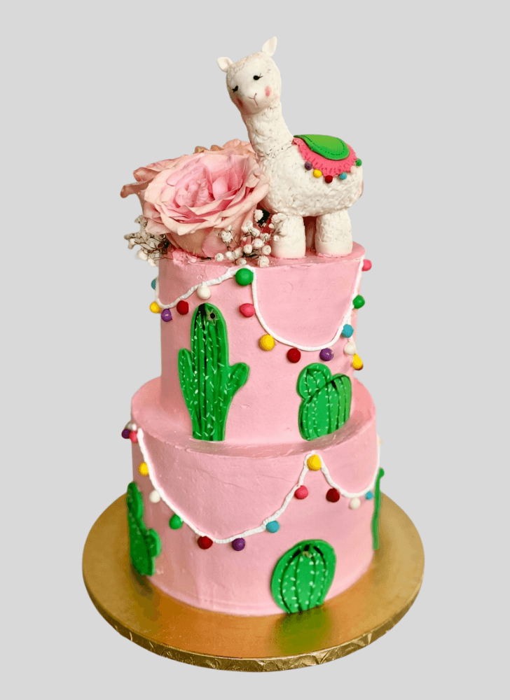 Classy Alpaca Cake