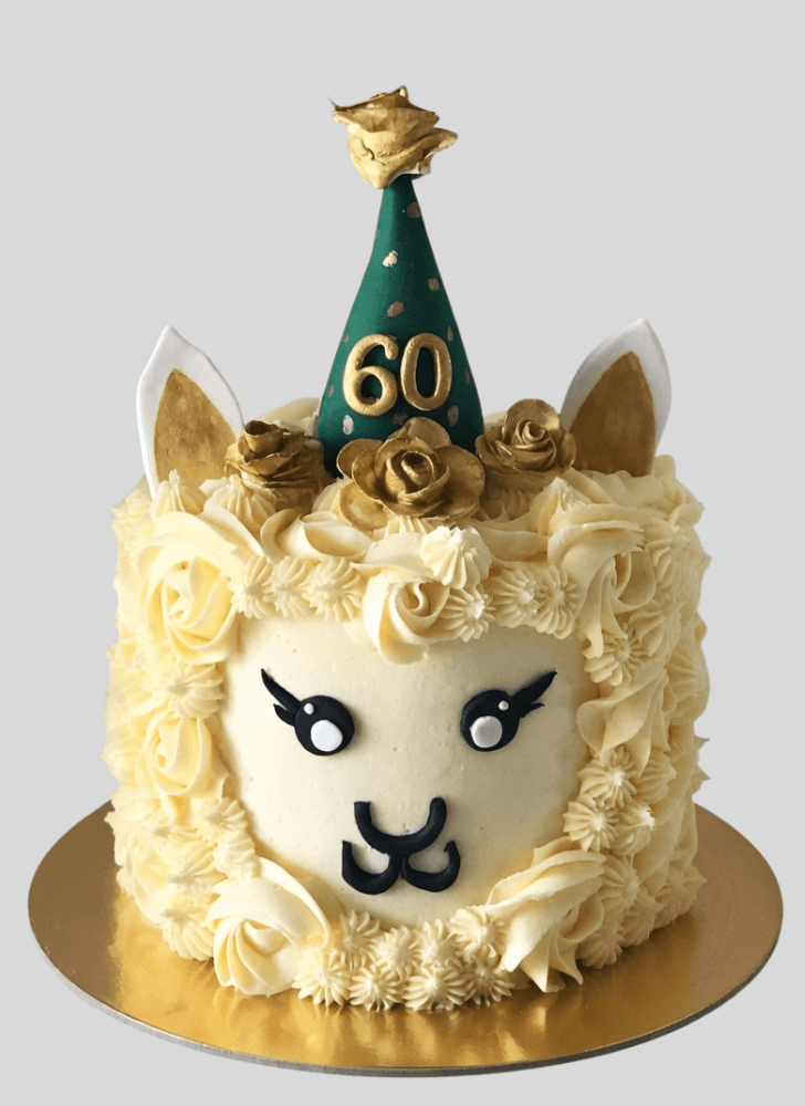 Dazzling Alpaca Cake