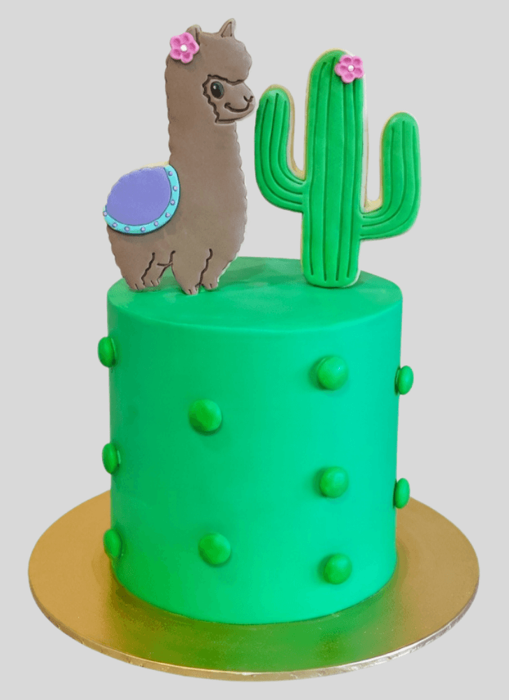 Delightful Alpaca Cake