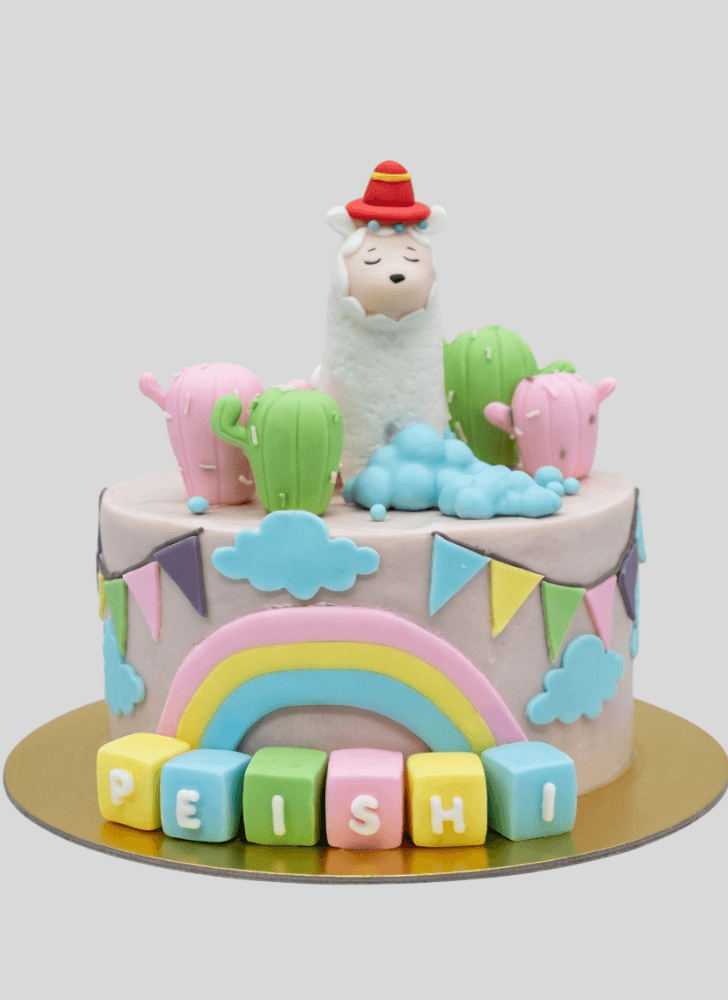 Enthralling Alpaca Cake