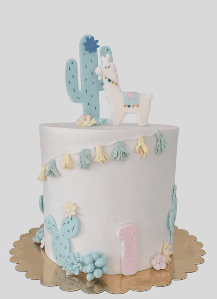 Fascinating Alpaca Cake