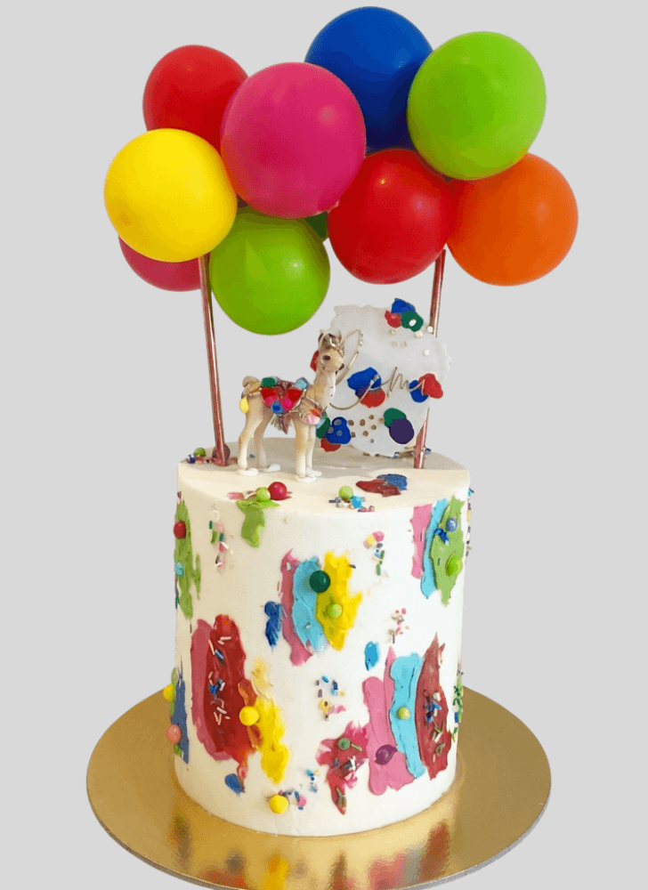 Gorgeous Alpaca Cake